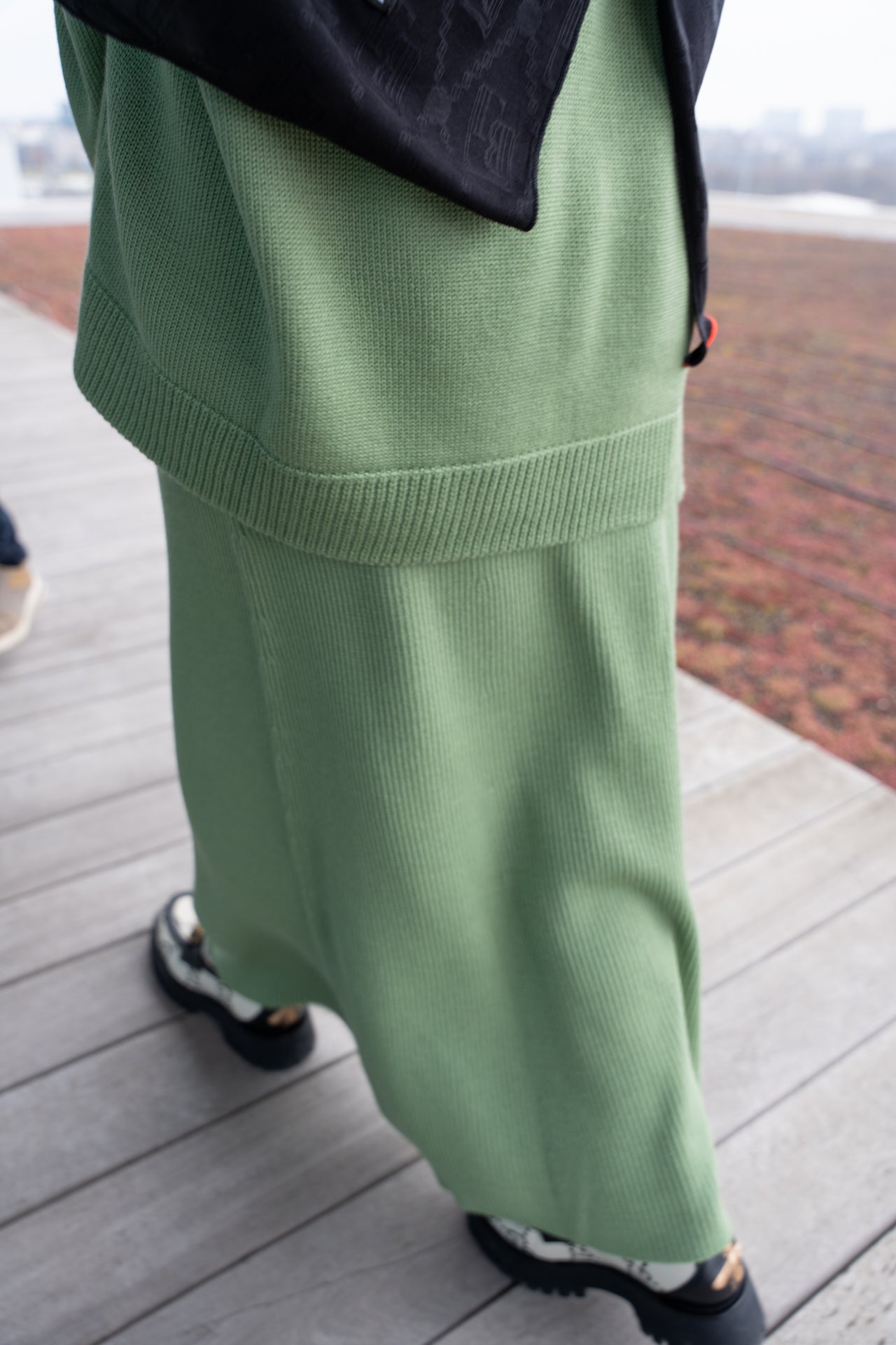 Andrea grüner Pullover