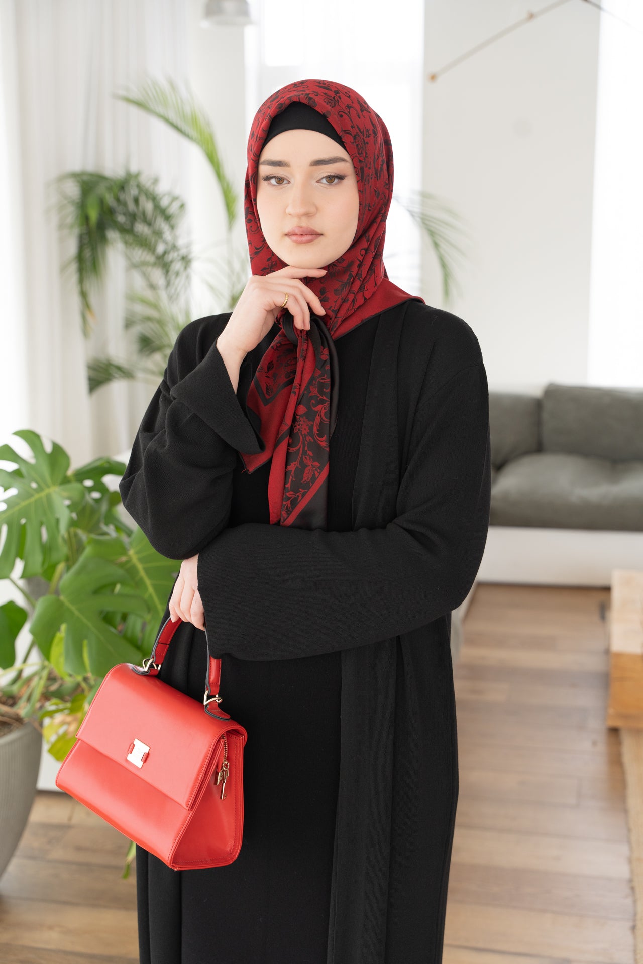 Bagira lange schwarze Strickjacke